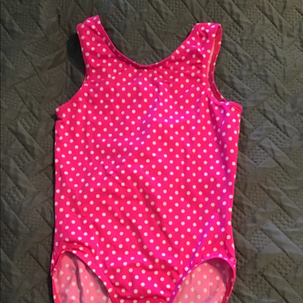 Melody Leotards Polka Dot Print Leotard